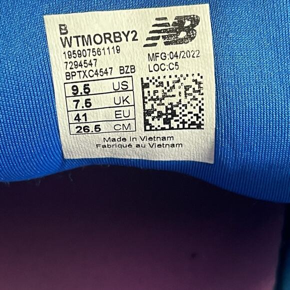 New Balance Fresh Foam X More Trail v2 Womens Size 9.5 Trail Sneakers WTMORBY2 - Picture 8 of 8